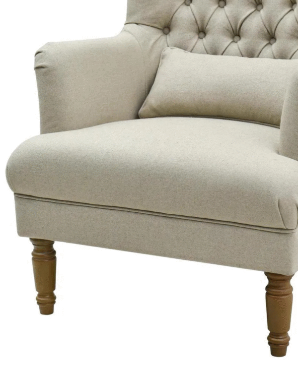 Bayside Hamptons Buttoned Armchair - Image 6