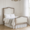 Eloise Farmhouse French Provincial Upholstered King Single Bed