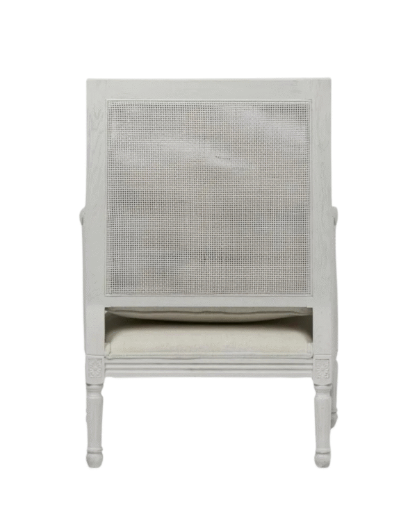 Hampton White Oak Rattan Armchair - Image 6