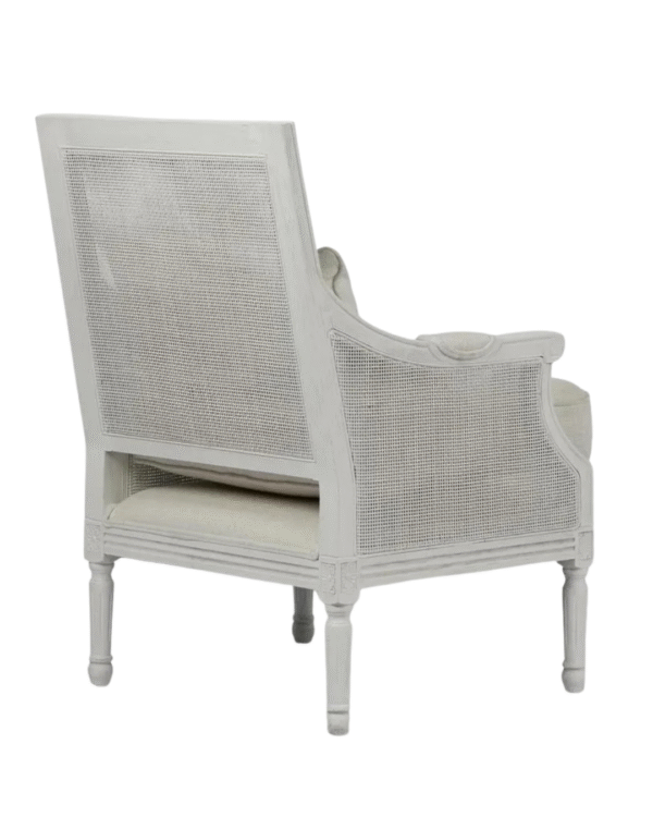 Hampton White Oak Rattan Armchair - Image 4