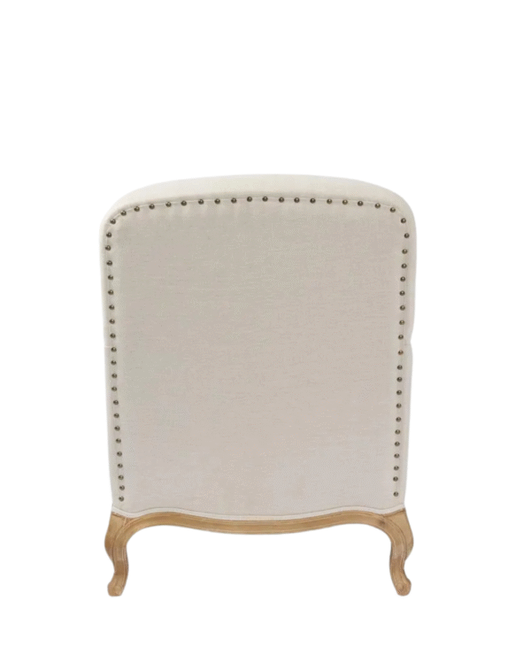 Normandy Bergere Oak Armchair - Image 4