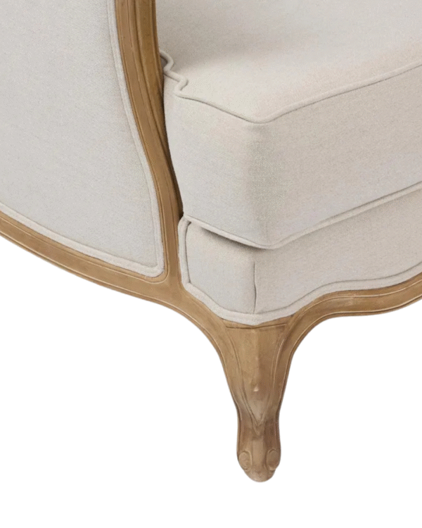 Normandy Bergere Oak Armchair - Image 5