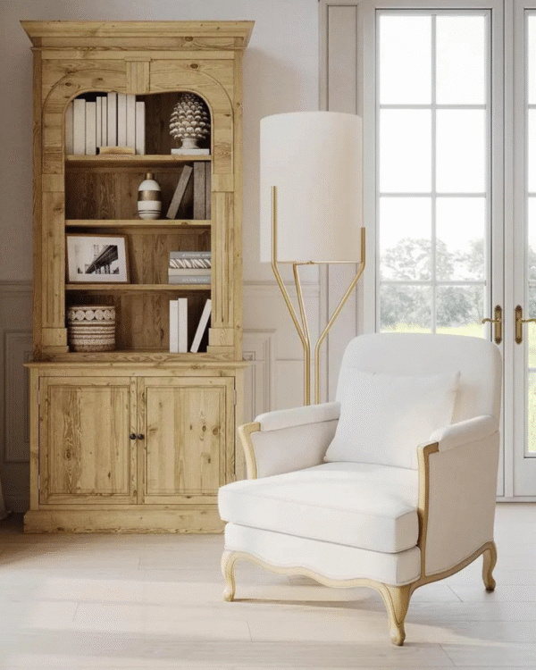 Normandy Bergere Oak Armchair