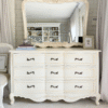 Belle Antique White French Chest of Drawers3