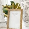 Vintage Gold Bamboo Style Photo Frame