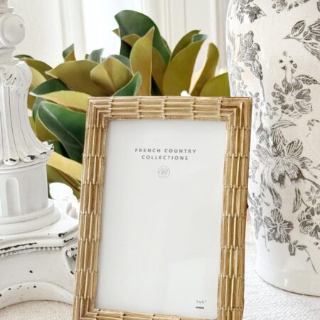 Vintage Gold Bamboo Style Photo Frame