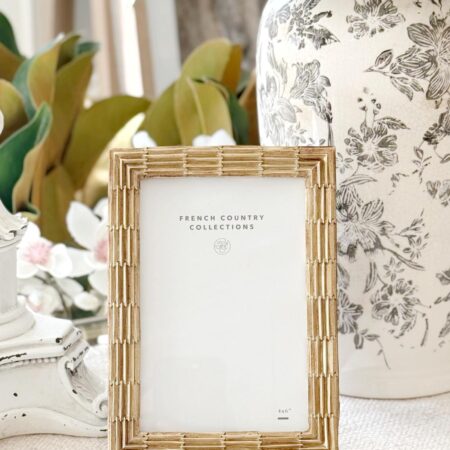 Vintage Gold Bamboo Style Photo Frame