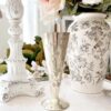 Vintage Silver Metal Bud Vase